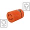 Ac Works Plug Adapter, L14-20R, L6-20P, L14-20P, L6-20P, 0 ft., Orange ADL620L1420 - alternate 4
